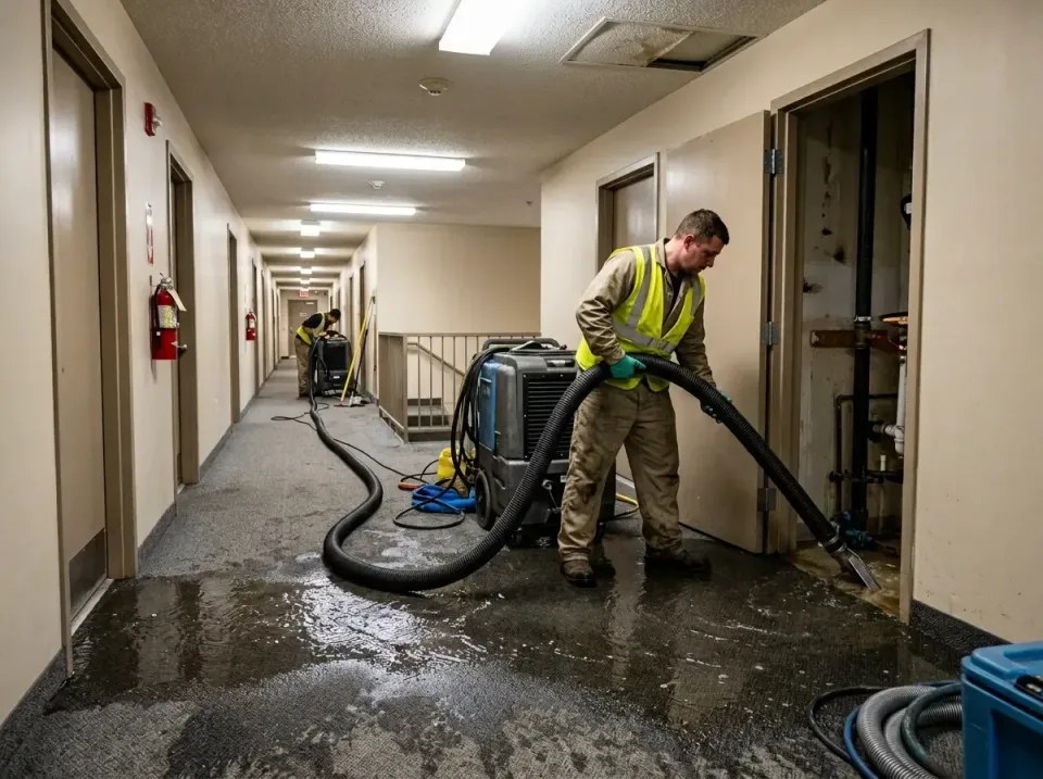 multi-unit-apartment-hallway-f-005 — frequently asked questions, Emergency Burst Pipe Water Extraction & Removal in Sacramen…